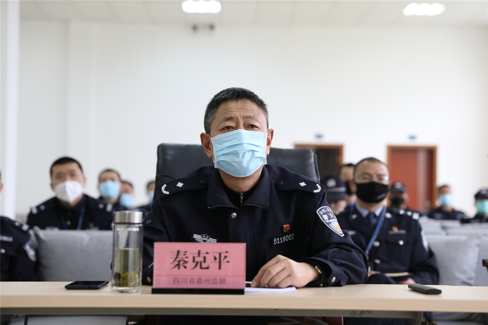 秦克平代表監(jiān)獄黨委作2020年監(jiān)獄工作報(bào)告.JPG